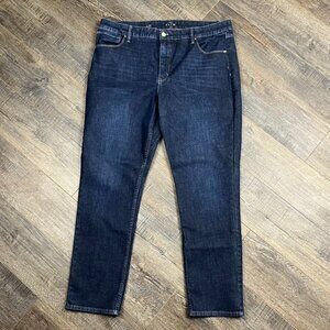 White House Black Market Slim Blue Jeans Pants Denim ((size 16))